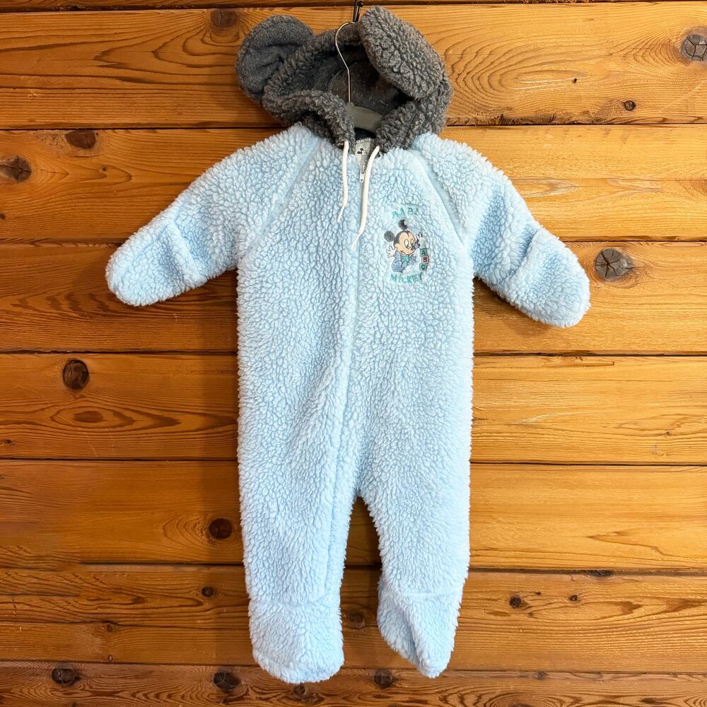 Vintage Disney Baby Mickey Mouse Snowsuit 6-12 Months